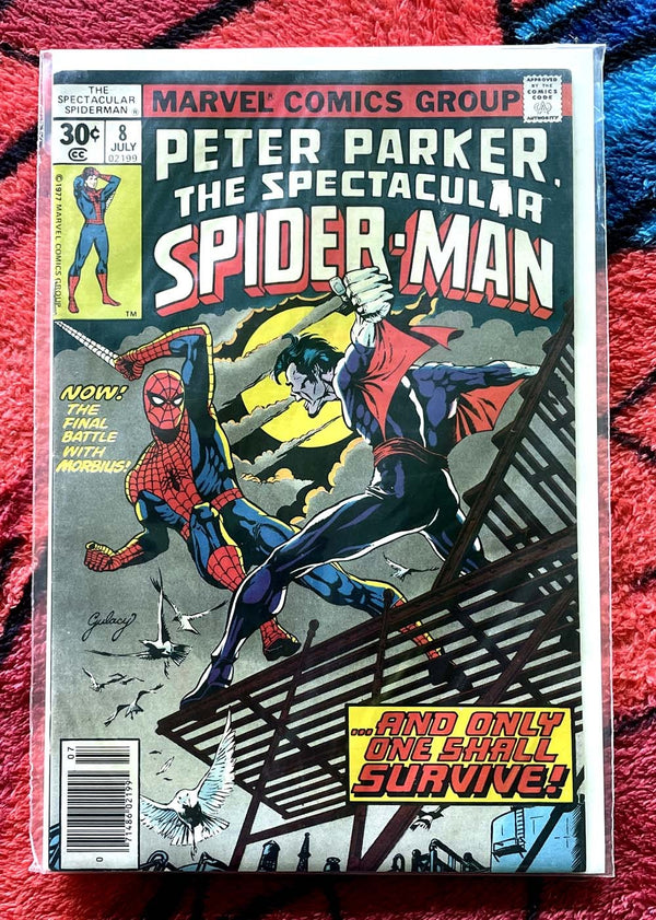 Peter Parker The Spectacular Spider-Man # 8 & 38  #8 Whitman VF-NM  Morbius