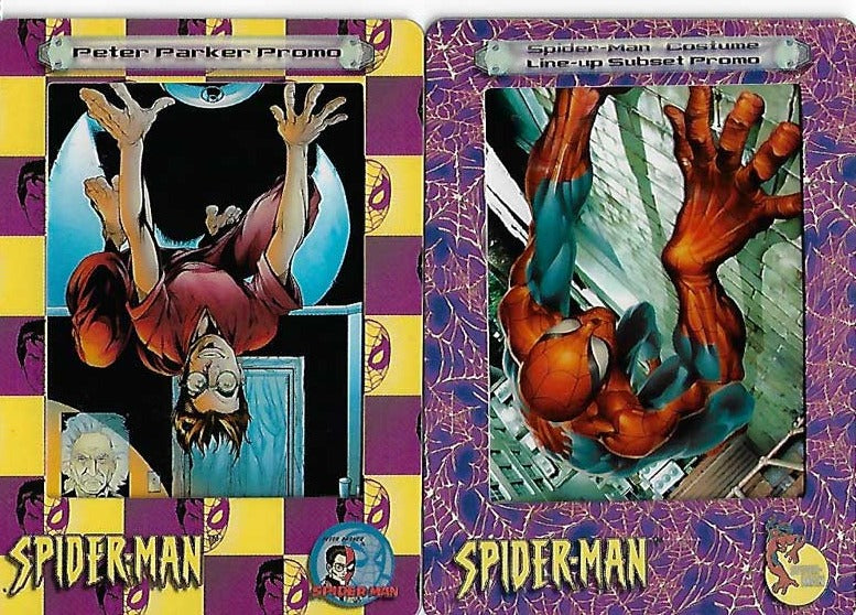 Spider-Man Filmcardz (Artbox)-72 complete set,9 chase,2 promo NM