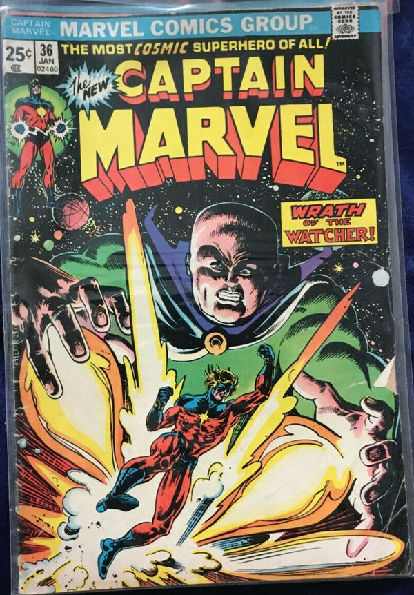 Marvel Modern Age-Captain Marvel (1973) #36  VG-F