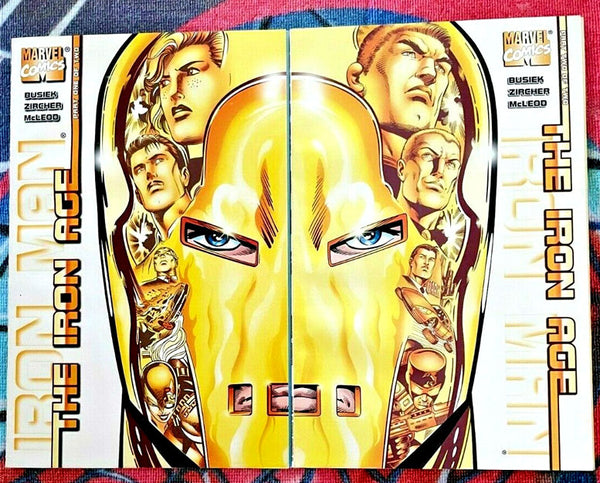 Avengers-Iron Man Iron Age Trade Broché F-VF complet 1 &amp; 2