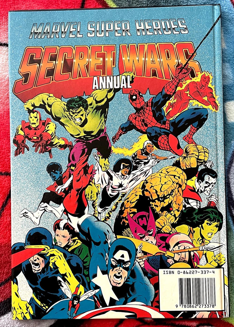 Marvel UK- Marvel Super Heroes Secret Wars Annual-1985-Hardback -VF
