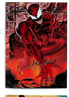 Spider-Man Gold Foil Signature #136-144 complete/Carnage Ultra Print NM