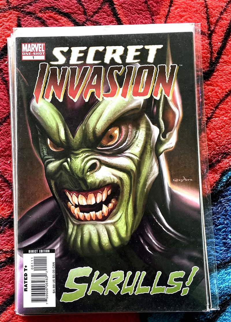 SECRET INVASION #1-5, The New Avengers #38-47-one shots, variantes NM