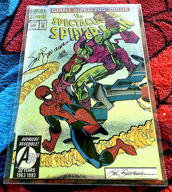 Spectaculaire Spider-Man #200 - Feuille d'argent NM Autographe COA