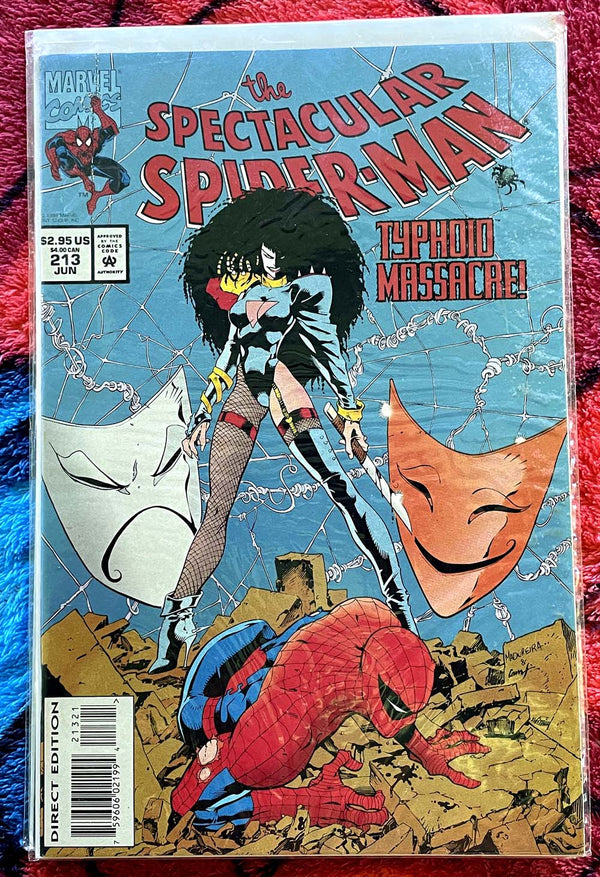 The Spectacular Spider-Man #213 édition directe et variante RARE NM