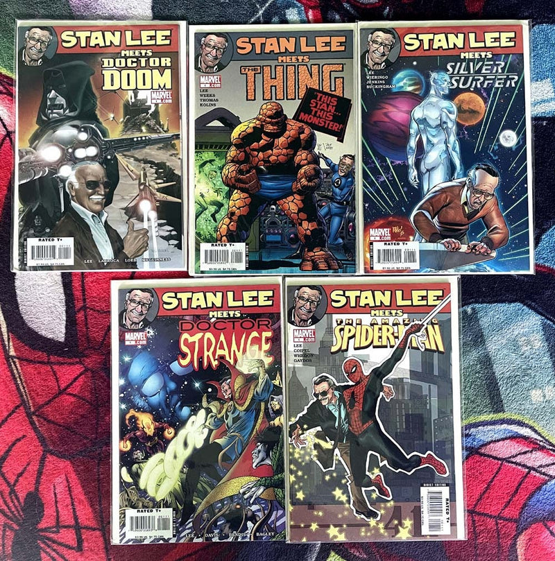 Stan Lee meets  5 issue set complete NM