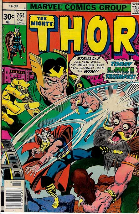 The Mighty Thor #264 VF Loki triomphe