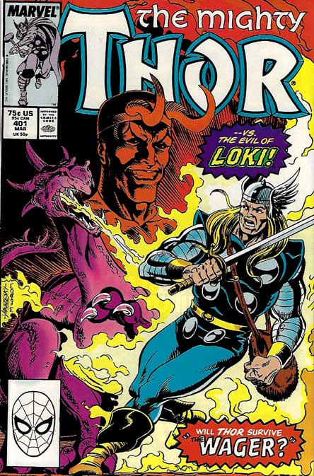 The Mighty Thor #400 & 401 F-VF The Evil of Loki