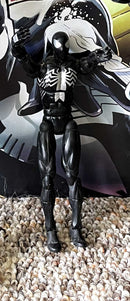 3 Black Suit Symbiote Spider-Man toys Hasbro Toy Biz 1997,2006 & 2017