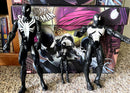 3 Black Suit Symbiote Spider-Man toys Hasbro Toy Biz 1997,2006 & 2017