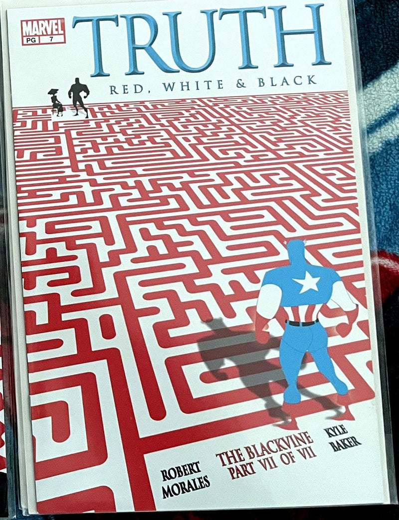 Captain America- Truth-Red, White and Black