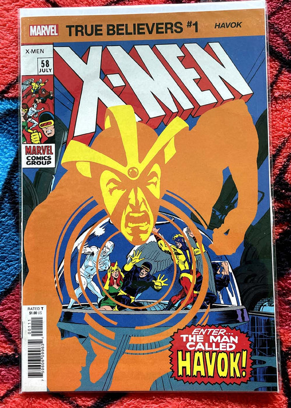 True Believers X-Men Havok  #1 NM Reprint X-MEN 58 