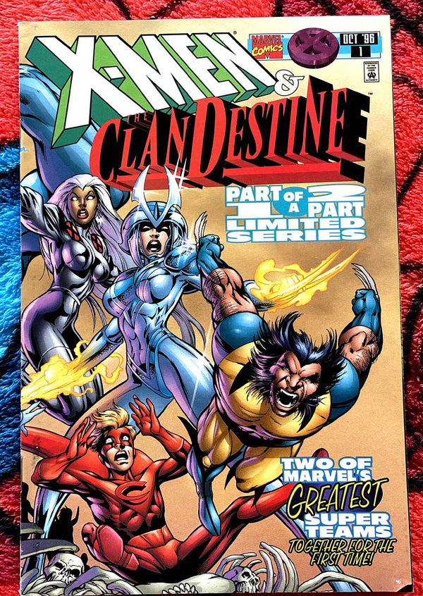 X-MEN AND CLANDESTINE COMPLETE 2 ISSUE SERIES VF-NM